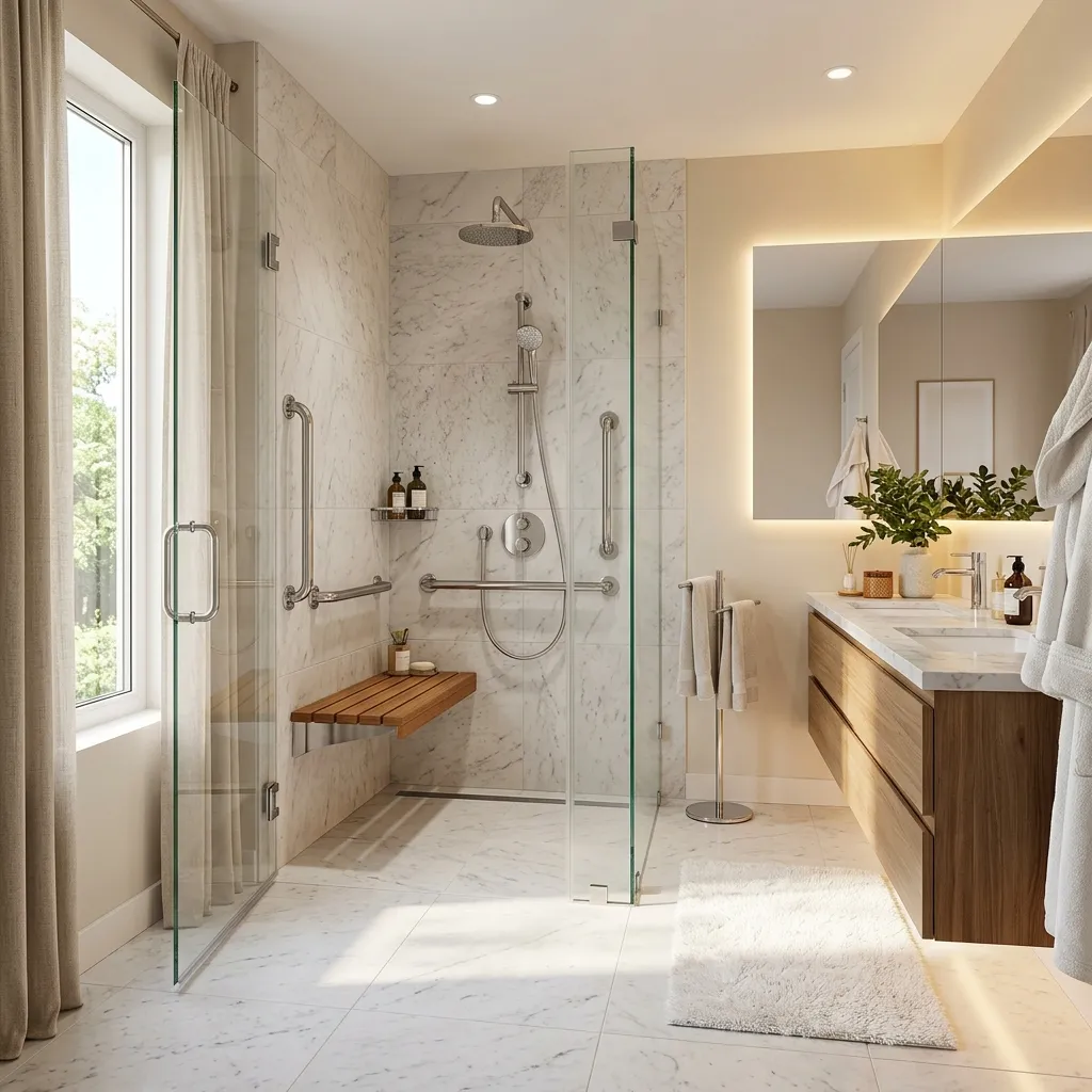 Remplacement baignoire par douche senior